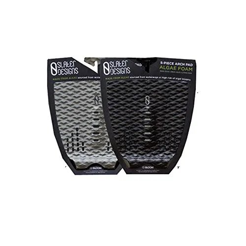 スレーター デザイン SLATER DESIGNS サーフィン デッキパッド 5ピース ARCH PAD FireWire (FLAT_BLACK, 5PIECE)