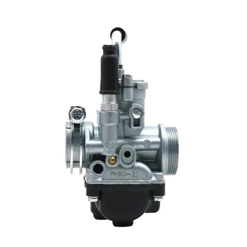 キャブレター 修理キット PHBG 17.5mm 19.5mm 21mm AD/AS キャブレター 改造 2T モペット/スクーター マニュアル/ステイワイヤーに適合するデロルト50-100cc ATV UTV用(PHBG 21mm AD)