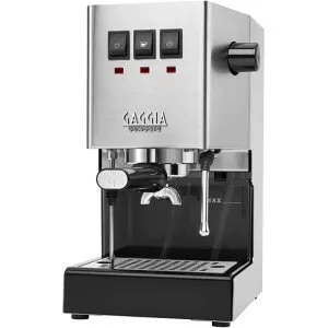 GAGGIA ガジア SIN035Rセミオートエスプレッソマシン CLASSIC evo pro SS(クラシックエボプロ)ステンレスモデル ステンレス、ブラック、ホワイトの3色を展開。 ムラウチドットコムはGAGGIAの正規販売