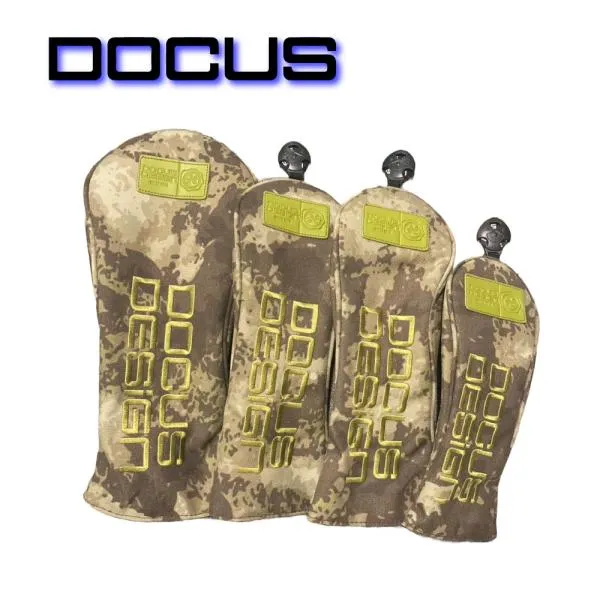 ドゥーカス DOCUS ヘッドカバーセット DCC767用 DR用 FW用 x 2 UT用 ゴルフ ヘッドカバー 4点セット ウッド用 | HY用単品 | 即納