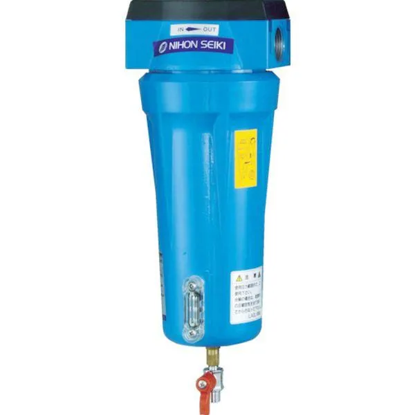 【メーカー在庫あり】 NI-TN1-10A-DL-DV NITN110ADLDV 日本精器(株) 日本精器 高性能エアフィルタ10A1ミクロン(ドレンコック付) HD店