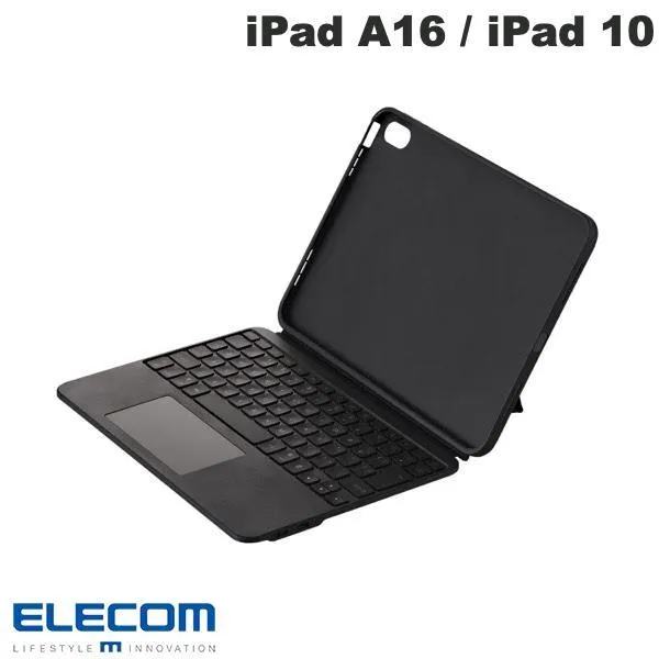 エレコム ELECOM iPad A16 11世代 / 10.9インチ iPad 10 キーボード 日本語配列 着脱可能 3段階角度調整 ブラック TK-CA12BPBK