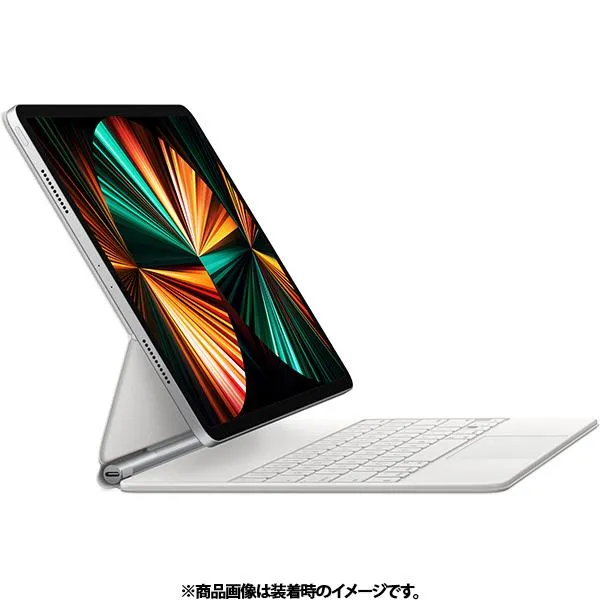 ★アップル / APPLE 12.9インチiPad Pro(第5/4/3世代)用 Magic Keyboard 日本語(JIS) MJQL3J/A [ホワイト]【タブレットケース・カバー】【送料無料】