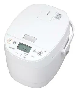 TOSHIBA(東芝) 炊飯器 5.5合 RC-10HR(W) ホワイト IH rice cooker 保温白米24時間 おかゆ 炊込み 玄米 温泉卵