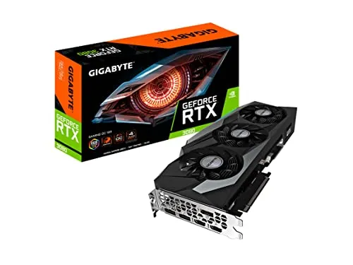 GIGABYTE GeForce RTX 3080 Gaming OC 12G グラフィックスカード、3X WINDFORCEファン、12GB 384ビットGDDR6X、GV-N3080GAMING OC-12GD ビデオカード。