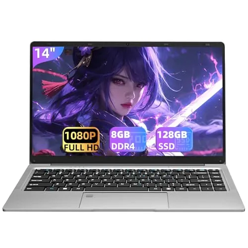 SERYUB ノートパソコン14インチ【MS Office 2019】【Win 11Pro】1920*1080 IPS Webカメラ 高速静音CPU Celeron J4105 1.5~2.8Ghz/メモリ:DDR4 8GB/SSD:128GB ミュートノ