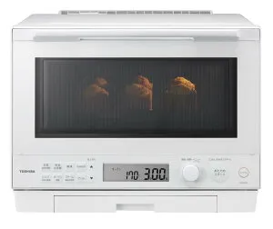 東芝(TOSHIBA) 過熱水蒸気オーブンレンジ 石窯ドーム 30L 簡単操作 ER-XD100(W) フラットテーブル microwave オ