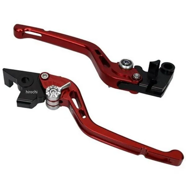 【メーカー在庫あり】 SU020-059-0505 ユーカナヤ U-KANAYA ビレットレバーセット GPタイプ ロング 11年以降 GSX-R750、GSX-R600 赤 HD店