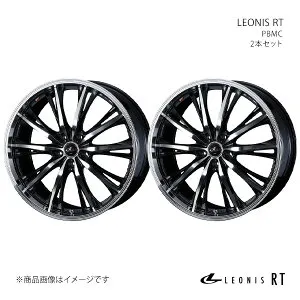 【16インチ 5H114.3 6.5J +40】ホイール 2本セット エルグランド E51/FR LEONIS RT パールブラックミラーカット 0041168×2