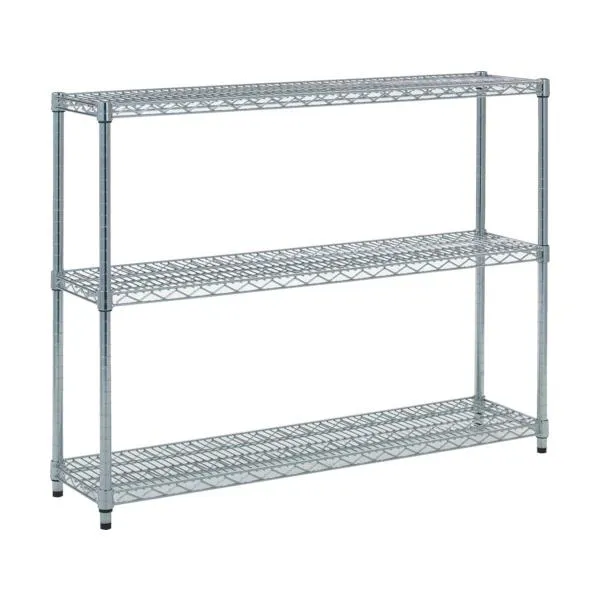 TRUSCO(トラスコ) ステンレス製メッシュラック Ｈ９２３ＸＷ１２０５ＸＤ３０５ ３段 TSM-3433≪L≫