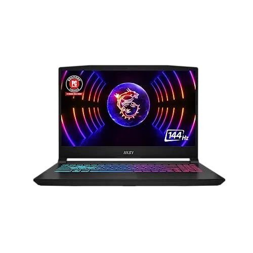 MSI Katana 15 ノートパソコン Intel Core i7-13620H GeForce RTX 4060 15.6インチ FHD 144Hz 16GB DDR5 1TB NVMe SSD USB 3.2 Gen1 Type C w/DP Co