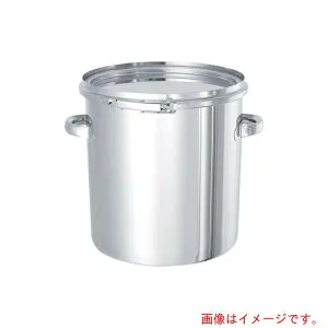 MONOVATE ステンレスタンク テーパー付レバーバンド式密閉タンク（フタ付） 10L 【品番：TP-CTL-24】