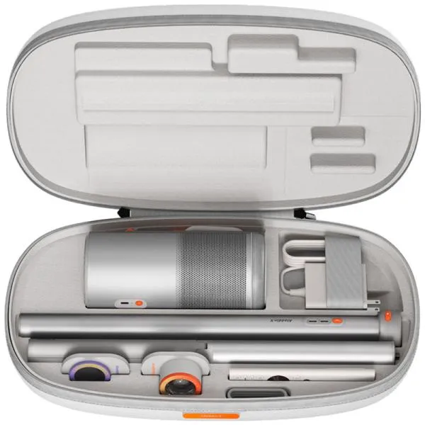 Aladdin X ポータブルプロジェクターAladdin Poca laser専用ポータブルキット［フルHD/550ANSIルーメン(3色レーザー光源)/Aladdin OS］WK03K-S 返品種別A