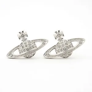 すぐに使える【2点で5％OFFクーポン】ヴィヴィアンウエストウッド ピアス レディース シルバー シンプル Vivienne Westwood オーブ MAYFAIR BAS RELIEF 62020033-02P116