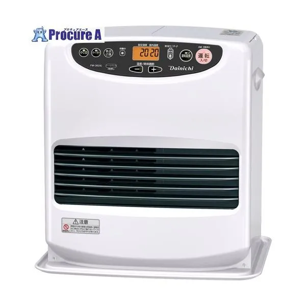 ダイニチ 石油ファンヒーター FW-3625L-ホワイト 0013820 ▼690-8007 FW-3625L-W 1台