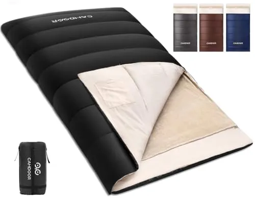 寝袋 冬用 CAMDOOR シュラフ 冬用【取り外せる毛布&2個連結可】寝袋 オールシーズン 320T防水 6in1多機能 快適温度-15℃~20℃ 2.5kg 3.0kg 3.5kg 保温 収納パック付き 封筒型 丸洗い 車中泊 登山 防災用 避難用 ア