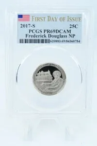 2017-S PCGS PR69DCAM フレデリック・ダグラス NP クォータープルーフ 25セント