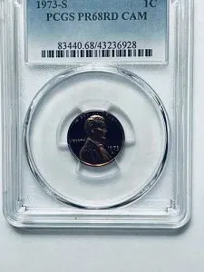 1973-S リンカーン記念館リバースセント PCGS PR68RD CAM