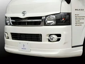 ブレス クリエイション ハイエース 200系 1型 2型 フロントリップスポイラー Ver.1 FRP 未塗装 THN-01-001 BLESS CREATION