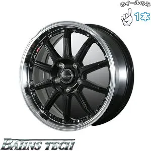 新品 アルミホイール 1本 17インチ | ブレスト (BLEST) バーンズテック S10-DP セミグロスブラック 7J +53 5穴114.3