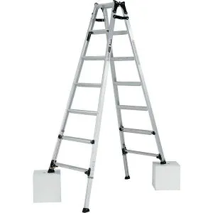 個人宅配送可 ALINCO アルインコ 伸縮脚付はしご兼用脚立 PRW-210FX 7尺 幅広踏ざん60mm