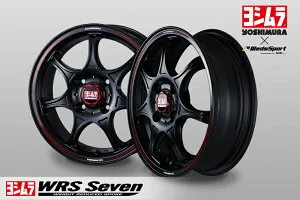 個人宅可 ヨシムラ WRS Seven 軽自動車用 15X5.0J 45 4H 100 セミマットブラック / 15インチ ホイール1本 YOSHIMURA WRS7 Weds ウェッズ