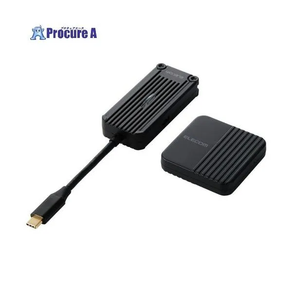 ELECOM ワイヤレスHDMI送受信機 FullHD(1920×1080px) 60Hz対応 ブラック ■▼704-4724 DH-CW4K110BK 1組