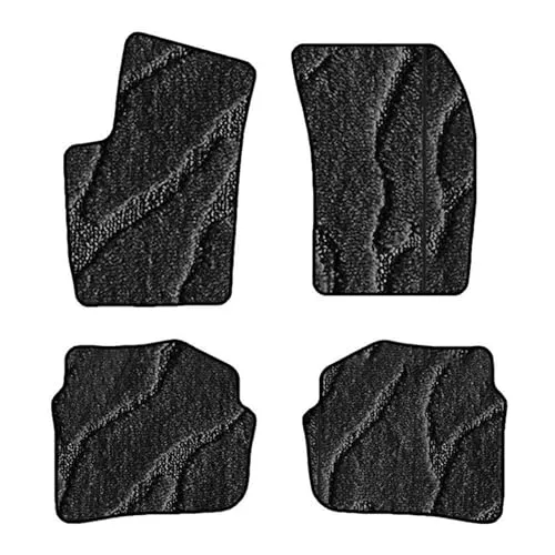 車用フロアマット 滑り止めカーペット ラグパッド 内装アクセサリー に適合するイビサ 2008-2017 6J 6P MK4 4ドア用