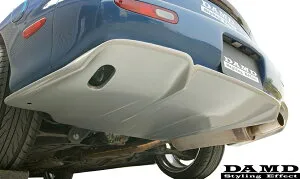 【M's】マツダ RX-7 FD3S (1991y-2002y) DAMD リア フラットボトムディフューザー／／FRP製 ダムド スタイリングエフェクト MAZDA RX7 エアロ リアディフューザー リヤディフューザー ディフューザー セ
