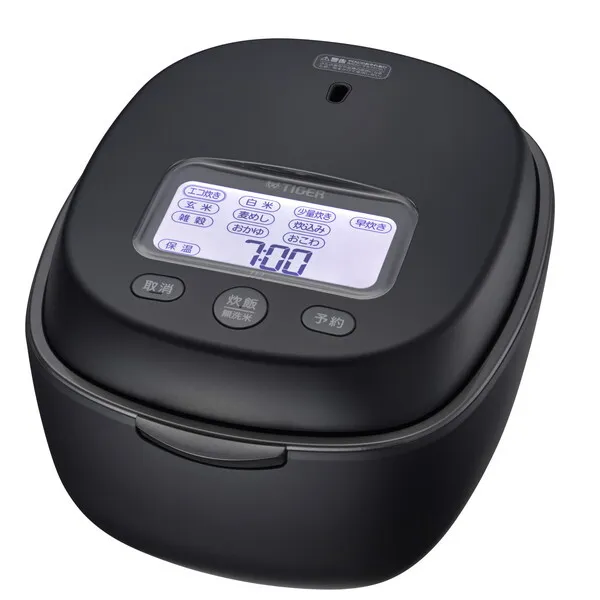 TIGER JPL-T100-KG エボニーブラック 土鍋ご泡火炊き [圧力IH炊飯器(5.5合炊き)]