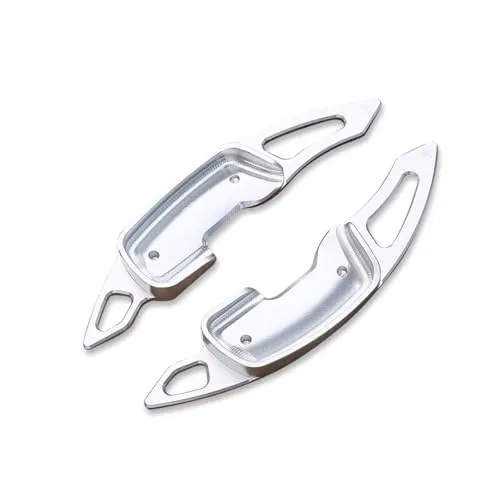 パドルシフト に適合するレクサス に適合するGS250 に適合するGS350 2011-2020 に適合するLM300 に適合するLM500 に適合するRX350 2015-2021 車のホイールシフトパドルインテリア(銀)