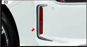 『ソリオ』 純正 MA46S MA36S MA26S リヤリフレクターガーニッシュ 左右セット パーツ スズキ純正部品 オプション アクセサリー 用品