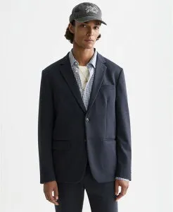 スコッチアンドソーダ メンズ アウター ジャケット・ブルゾン ブレザー SCOTCH & SODA Men's Tailored Notch Lapel Collar Blazer Navy ネイビー