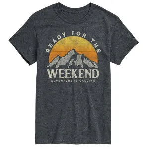 アニメキャラクター メンズ トップス Tシャツ Licensed Character Men's Ready for the Weekend Tee Gray グレー