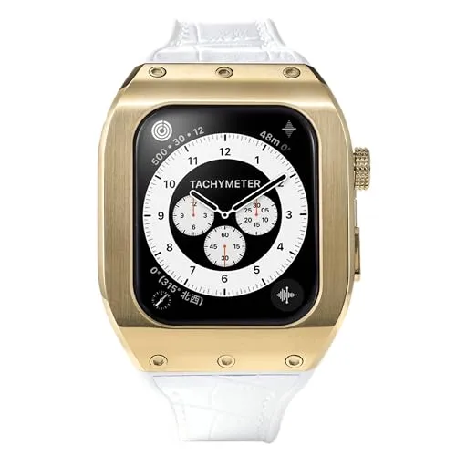 [HUMBLE RICH] ユニセックス Apple Watchケース ハンブルリッチ クラシック 0644CL03YOYLWHY Apple watch シリーズ SE対応 ゴールド ステンレススチール [並行輸入品]