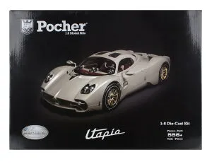 【予約】2026年発売予定PAGANIパガーニ ユートピア クーペ 2023 ライトグレー 556台限定 / POCHER 1/8 ミニカー