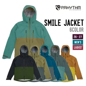 P.RHYTHM プリズム 26-27 SMILE JACKET スノーボード ウェア スマイルジャケット メンズ レディース