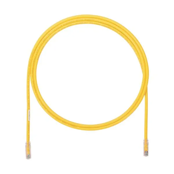 PANDUIT カテゴリ6A UTP6AX20MYL UTPパッチコード 24AWG単線 ケーブル径:Φ6.4mm 20m 黄 UTP6AX20MYL