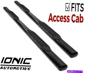 Nerf Bar プロシリーズ4 ブラック（適合）2005-2018トヨタタコマアクセスキャブナーフバーステップ Pro Series 4 Black (fits) 2005-2018 Toyota Tacoma Access Cab Nerf Bars Steps【並行輸入品】