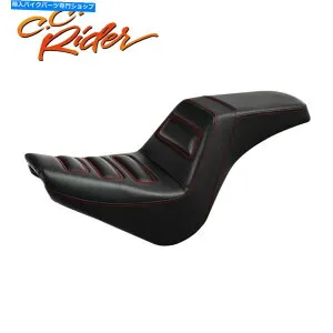 Seats C.C.ライダードライバーの乗客2アップシートハーレーソフトアイルスタンダード2020-23 C.C. RIDER Driver Passenger Two-up Seat Fit For Harley Softail Standard 2020-23【並行輸入品】
