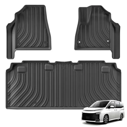 トヨタ 新型 ヴォクシー ノア 90系 専用 フロアマット 立体カーマット 車用 3Dフロアマット NOAH VOXY 90 R4.1～現行 カーマット 防水マット 滑り止め 耐汚れ TPE素材 カスタムパーツ 車種専用設計 立体構造 取付簡単 保護パーツ