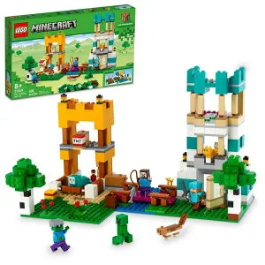マイクラ おもちゃ クリーパー LEGO Minecraft The Crafting Box 4.0 21249 Building Toy Set, Custom-Build Playset Featuring Classic Bricks, Figures and Game Accessories, Model Guides Spark Creativity for 8 Year Old Kids 【並行輸入品】