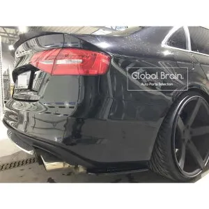 アウディ A4 B8 後期 B8.5 セダン リア サイド スプリッター スパッツ/ audi スプリッター ディフューザー エアロ パーツ カスタム チューン