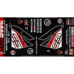 モトグラフィックス ボディパッド KNEE (WRK) BMW F800GS Adventure MT-KB017WRK