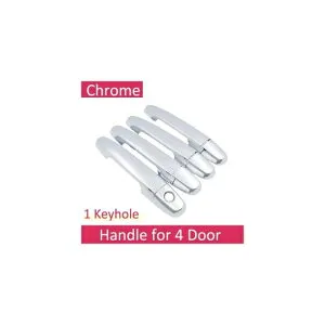 クローム 光沢 サイド エクステリア 4ドア ハンドル カバー 適用: レクサス ES XV30 ES300 ES330 2002～2006 ステッカー 2003 1キーホール 4ドア・2キーホール 4ドア AL-NN-2445 AL Exterior parts for cars