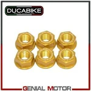 クラウン フランジ ナット キット ゴールド 6DSB03B Ducabike Ducati Monster 800 2003 - 2005 Crown Flange Nuts Kit Gold 6DSB03B Ducabike Ducati Monster 800 2003 - 2005 【並行輸入品】