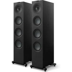 KEF 3ウェイ・フロアスタンド型スピーカー（サテンブラック）【ペア】 Q11META-BLACK KEF