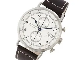 カーキ ネイビー パイオニア クロノ H77706553