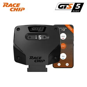 RaceChip レースチップGTS5ブラック＋スマホアプリ GT-R R35 H20.12～ VR38DETT V6 3.8L 485ps/588nm
