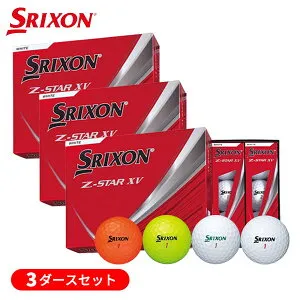 (ポイント10倍)【3ダースセット】ダンロップ スリクソン 2025 New Z-STAR-XV(ゼットスター) ゴルフボール 3ダース(36球) (日本正規品)